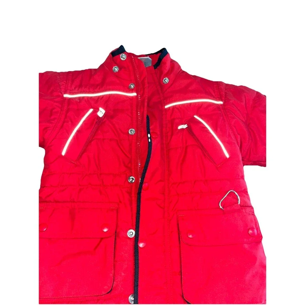 Hanna Anderson Unisex Toddler/ Kids Coat Size 90 3t Red